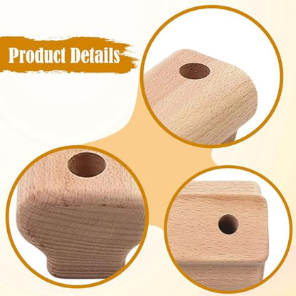 Wood Rock Wall Climbing Hold Wooden Grip Portable Training Climbing for Indoor Gymnastics Forearm Muscle Building