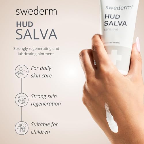 swederm Hudsalva Sensitive Hand Cream 1.69 Oz - Soothing and Moisturizing Hands and Foot Cream - Healing Ointment with Glycerine - Nourishes & Repair Dry Skin and Callus - Fast Absorbing - size: 1.69 Fl Oz (Pack of 1)