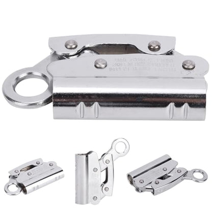 6KN Alloy Steel Climbing Anti Fall Self Locking Equipment, High Load Bearing, Reverse Grip Blocking Tooth Design, for Aerial Working, Maintenance, Construction, Pwshymizvpgawoqh6