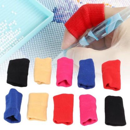 Finger Protector Guard 10Pcs Painting Finger Cot Tool Nylon Finger Guard Fingers Nylon Finger Finger Pads