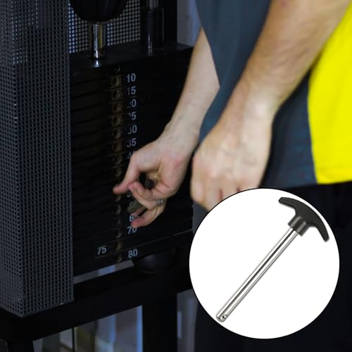 2 Pcs Weight Stack Pin 3/8 Inch Heavy Duty Gym Pins for Weight Lifting Stack Exercise Machine Locking Space Replacement Universal