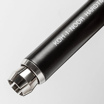 KOH-I-NOOR 5343 - Chalk holder made of metal for round 9-10 mm chalk, black - 1 PIECE - size: 1 Count (Pack of 1)
