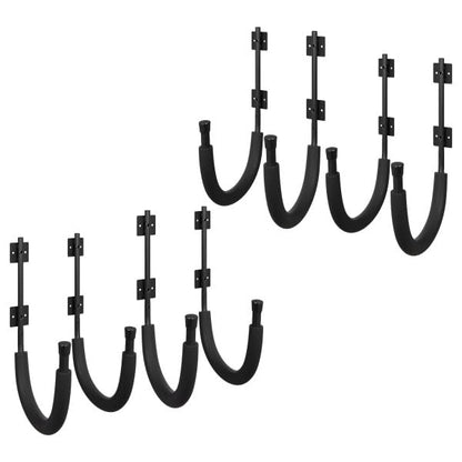 2-Pack of Kayak Storage Hook Sets - Kayak Wall Mount Hangers with 100lb Capacity Per Pair for Paddleboards, Surfboards, - size: 4-Set
