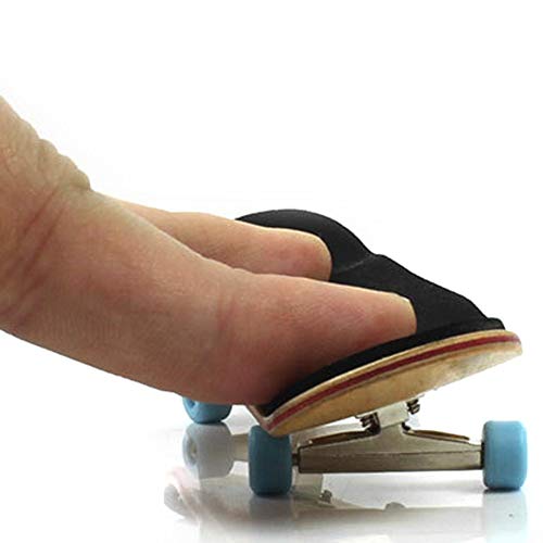 Professional Mini Maple Wooden Fingerboards, 1 Pack(White) | 1Set Finger Skateboards, 5 Layers Maple Panel Mini Skateboards for Fingers, Fingerboard for Kids Brithday Gift - color: White