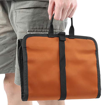 Climbing Gear Organizer, Climbing Gear Storage Bag Portable Quickdraw Hanging Storage Pouch Nylon Equipment Bag for Rock Ice Climb