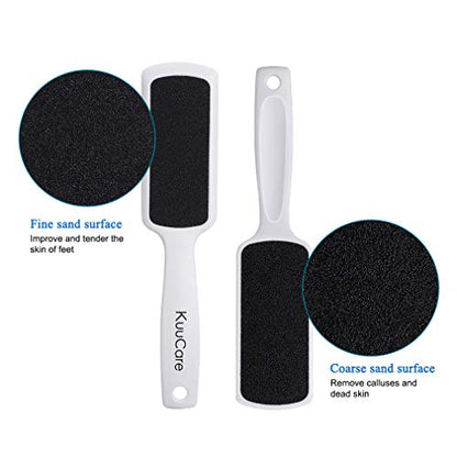 4 Pcs Foot File, Callus Remover for Feet | Double-Sided Colossal Pedicure Tools Foot RASP, Foot Scrubber, Dead Skin Exfoliator for Feet