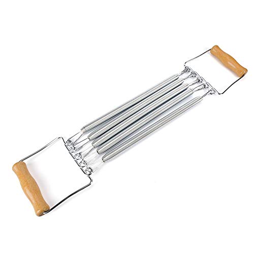 Chest Expander, Removable Spring Resistance Bands, Home Gym Equipment for Muscle Building Strength Training Stretching Routines
