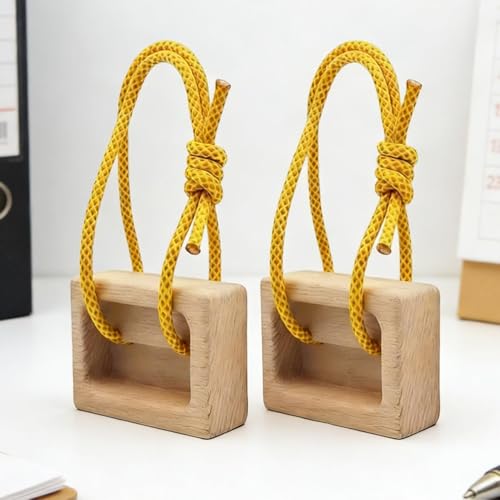 Portable Hangboard - Portable Pull-up Grip, Climbing Hangboard | Arm Training with Adjustable Rope and Carabiner | Compact Fingerboard Grip Trainer,for Rock Climbers Home Gym Indoor Doorway Wall Out