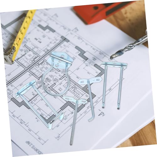 Healifty 5pcs Metal Pegboard Hooks for Hardware Tool Hanging Board Heavy Duty Tool Holder Hook Accessories
