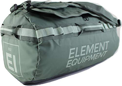 Element Equipment Trailhead Duffel Bag Shoulder Straps Waterproof Olive/Green Large - color: Olive/Green, size: Large 85 Liters