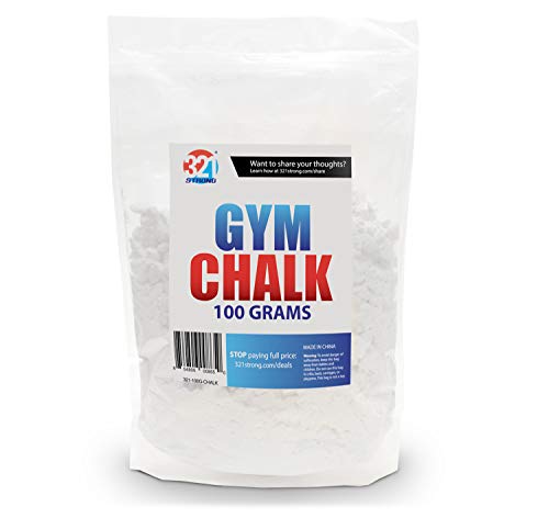 100 Gram (3.52 oz) Loose Gym Chalk - for Weightlifting, Rock Climbing, Kettlebells, and Gymnastics