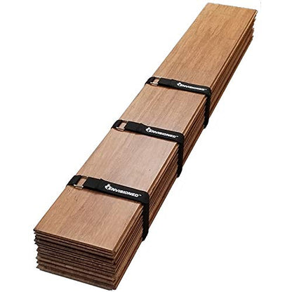 Premium Cinch Straps with Stainless Steel Metal Ring (Buckle), Reusable Durable Hook and Loop, Multipurpose Securing Straps 6 Pack - 1.5" x 30" - size: 1.5" x 30"