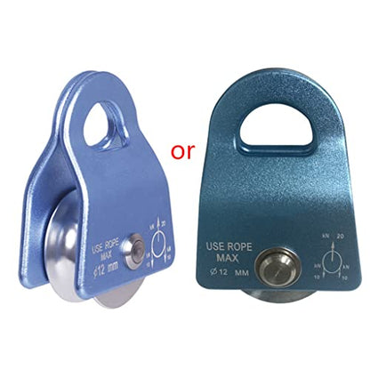 Flexible 2000kg Active Pulley Block 360 Pulley for Outdoor Ice Belt Lifting Sling Rock Climbing Rope Pulley Block Pulley bl