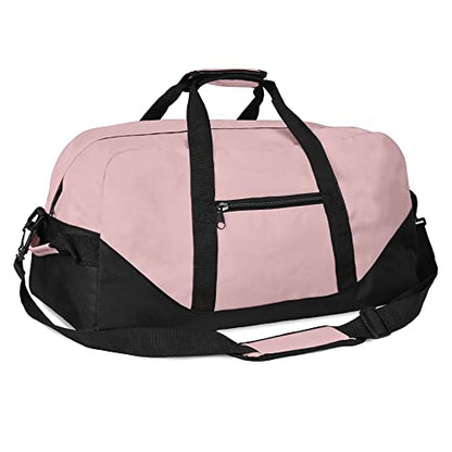 21" Large Duffle Bag with Adjustable Strap - color: Pink