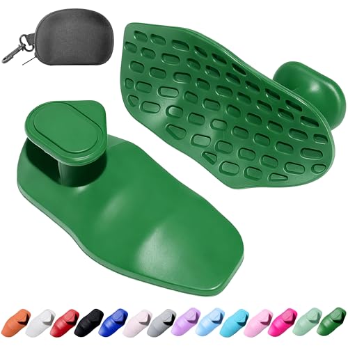 Silicone Gym Grips for Weight Lifting,Workout Gloves Alternative | Anti Slip Gym Workout Grip for Women Men,Rubber Gym Hand Grips-Weightlifting Grips Pad for Barbell,Pull Up,Ryptfit,Training - color: Green, size: Medium