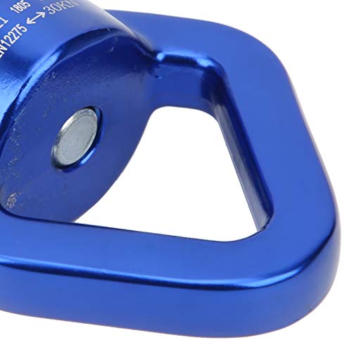 RiToEasysports Climbing Rotational Device, 360 Degree with Sealed Steel Ball Bearings for Rock Climbing Swing Aerial Yoga Hammock - color: Bluish Grey