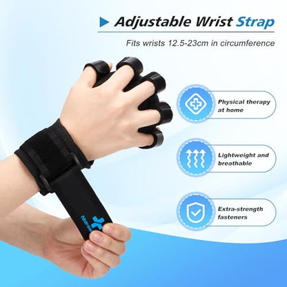 Anti Spasticity Hand Ball Splint Stroke Hand Recovery Device | Hand Therapy Balls for Hand Contracture, Spasm,Wrist Weakness and Carpal Tunnel Syndrome,Fit Both Right or Left Hand