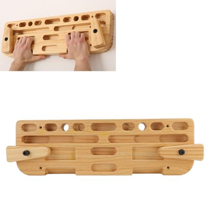 Aramox Training Hangboard Solid Wood Exercise Climbing Finger Board for Home Gym, Outdoor