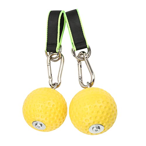 Climbing Pull Up Hand Grips Ball Set, Wireless Arm Strength Training Equipment, Non Slip Grip Balls with Webbing Buckle for Rock Climbing, Gym and Home Workouts - size: 97mm model