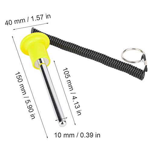 Weight Stack Pin, Universal Magnetic Weight Machine Pin Replacement with Pull Rope for Home Gym Strength Training Fitness Equipment