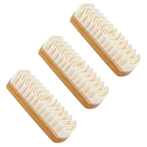 Suede Shoe Brush, Rubber Polish Eraser with Soft Bristle Brush for Suede Cleaner and Nubuck Brush (3 pcs) - color: 3 Pcs