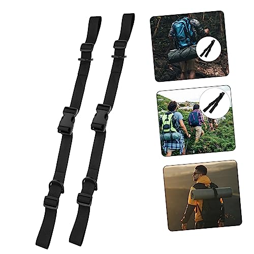 BESPORTBLE 2pcs Adjustable Strap Buckle Utility Straps Quick Release for Tents Backpacks and Yoga Mats Webbing Fasteners for Convenient Cargo Securing