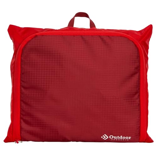 Outdoor Products Deluxe Duffel (Black, 12 in X 24 in) - color: Red, size: Small