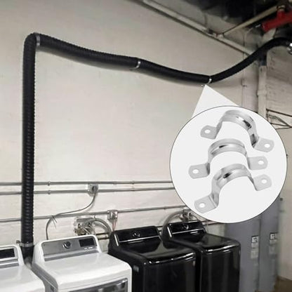 300 PCS 1-1/4 Inch Stainless Steel Rigid Pipe Strap, M32 Conduit Clamps, U Bracket Mounting Clamps with Two Hole, U Tube Pipe Clamp for Chemical Industry, Commercial - size: 300 PCS 1-1/4 Inch