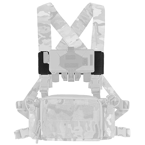 Tactical Micro Front Panel for D3CRM MK4 Vest,Tactical MOLLE Panel Phone EUD Bridge Gear Expansion Accessory