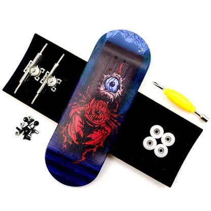 32mm Pro Fingerboard 12 Constellation Series Wooden Finger Board (Cancer) - color: Cancer