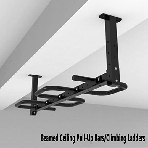 Wall-Mounted Pull-Up Bars/Climbing Frames, Steel Heavy Duty Exercise Bars, Home Gym Strength Training Equipment, 3 Models, 145CM