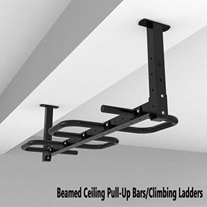 Wall-Mounted Pull-Up Bars/Climbing Frames, Home Gym Upper Body Strength Training Fitness Bar, Security And Stability, Load 300 Kg - size: 425CM