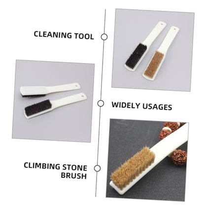 Homoyoyo 4pcs Climbing Brush Set Stone Cleaning Tool for Rock Climbing Bouldering Climb Cleaning Supplies