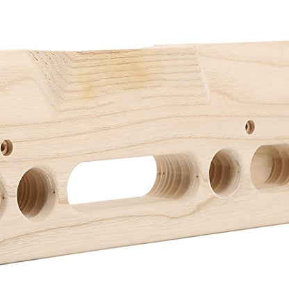 Rock Climbing Fingerboard Professional Wooden Hangboard for Grip Strength Training At Home Gym
