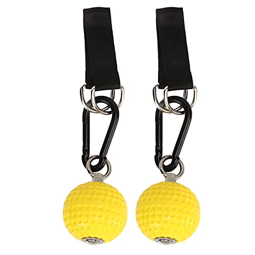 Climbing Training Pull Up Grips and Balls with Anti Slip PU and Stainless Steel Hook for Grip Strength and Forearm Training