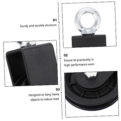 Zerodeko Aluminum Alloy Swivel Groove Wheel Pulley for Strength Training High-Performance Lifting Pulley Bearing Fitness Equipment Accessory for Home Gym