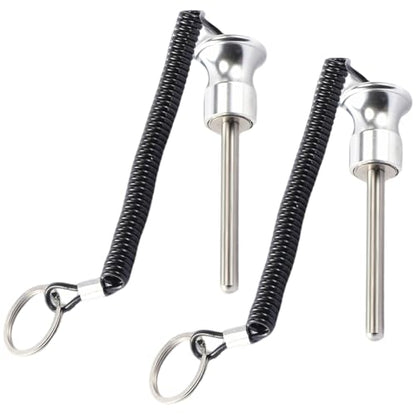 Gym Pin, Weight Stack Pin, Magnetic Weights, Universal Magnetic Weight Pin with Pull Rope, Gym Pins for Weight Stack, Home Gym Parts, Exercise Machine Parts & Accessorie - color: silver