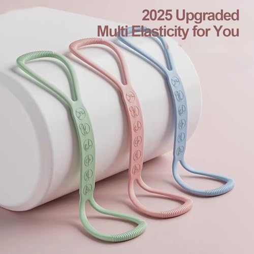 2026 Upgraded Figure 8 Resistance Band for Physical Therapy, Shoulder Back Arm Exercise Bands, 3 Resistance Levels for 15 25 35lb for Kids Adult Elderly - color: 25LB Blue