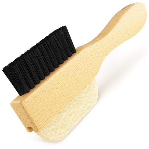 Suede Eraser & Brush Double Sided – Suede Shoe Cleaner for Stains | Dual Sided Suede Eraser + Soft Bristle Brush, Gentle on Delicate Suede & Nubuck — Rub Out the Stain, Brush Back the Nap - size: 6 - Double Sided Brush