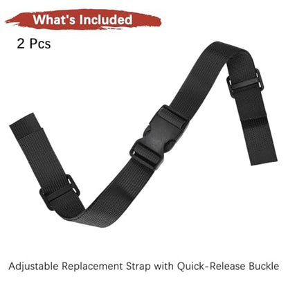 Backpack Chest Strap Adjustable Sternum Straps Use for Backpack Replacement & Hiking & Jogging - color: Black
