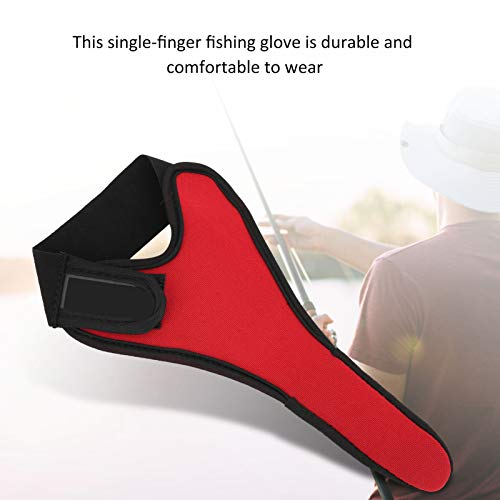Milltrip 3Pcs Fishing Single Finger Protector, Non-Slip Unisex Elastic Glove for Fishing, Cycling, and Outdoor Activities, Quick-Dry Polyester Fabric