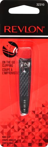 Revlon Compact Nail Clipper | Silver | Pack of 2 - size: 1 Count (Pack of 2)
