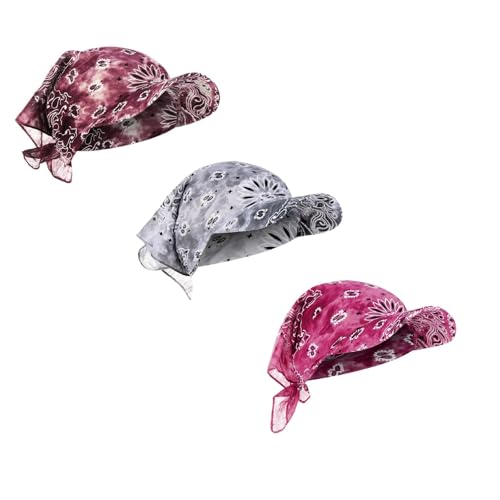 Women Printing Sun Cap Head Hat Hut 33 Hat Racks for Baseball Caps Wall Mounted - color: Coffee+grey+hot Pink
