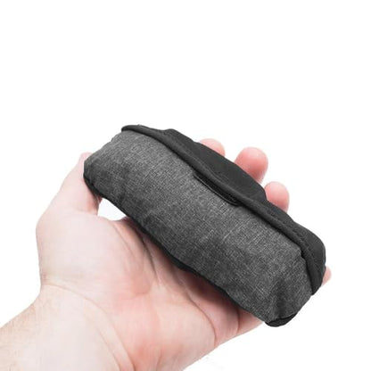 Peak Design Shoe Pouch, Charcoal, Ultralight Travel Organizer Bag for Shoes or Other Items, Weatherproof Shell, Packs into Itself, Fits 1–2 Pairs of Shoes, Works with Peak Design Travel Bags