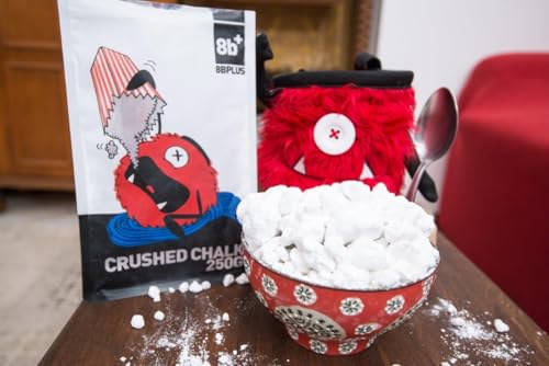 8BPLUS Chalk for Climbing, Bouldering - Premium Quality - No Fillers or Drying Agents - style: 250G Crushed