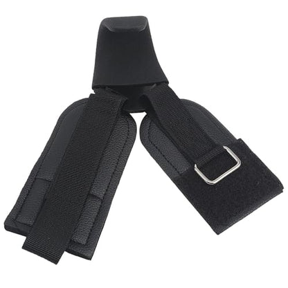 2pcs Heavy Type Weightlifting Hook with Padded Handle Weight Lifting Strap for Powerlifting and Pull Up Exercises Antislip Weightlifting Strap