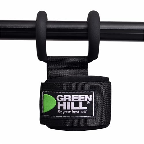 Hook Grip Attachment Pull up WristStraps Deadlift Straps Weight Lifting Grips, Weightlifting Hooks, Gym GripStraps, Wrist Grips Weight Lifting, Pull Up Straps, WeightGrips, WeightLifting Gym Hook From Green Hill