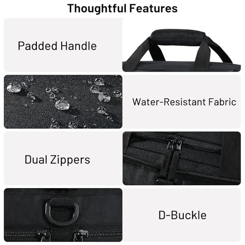 MIER Packable Travel Duffle Bag with Shoe Compartment, 50L, Black | Foldable Weekender Duffel; Multi-Pockets; Adjustable Shoulder Strap; Luggage Sleeve; Travel, Sports, Camping, Gym - color: Black, size: 50L