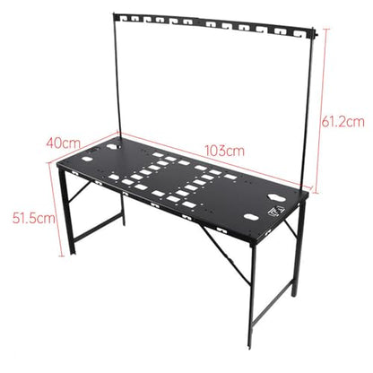ITrims Storage Molle Panel Modular for Vehicle SUV Car Accessories Interior Trunk Organizer Rear Cargo Rack Basket Shelf Luggage Storage Carrier Hanging Boards Camping Table (C) - style: C