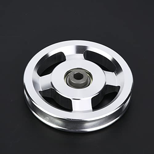 Brrnoo Cable Pulley System Gym, Aluminium Alloy Fitness Pulley Pulley System Pulley Wheel Attachments Fitness Pulley Strength Training Accessory - size: Diameter 115mm